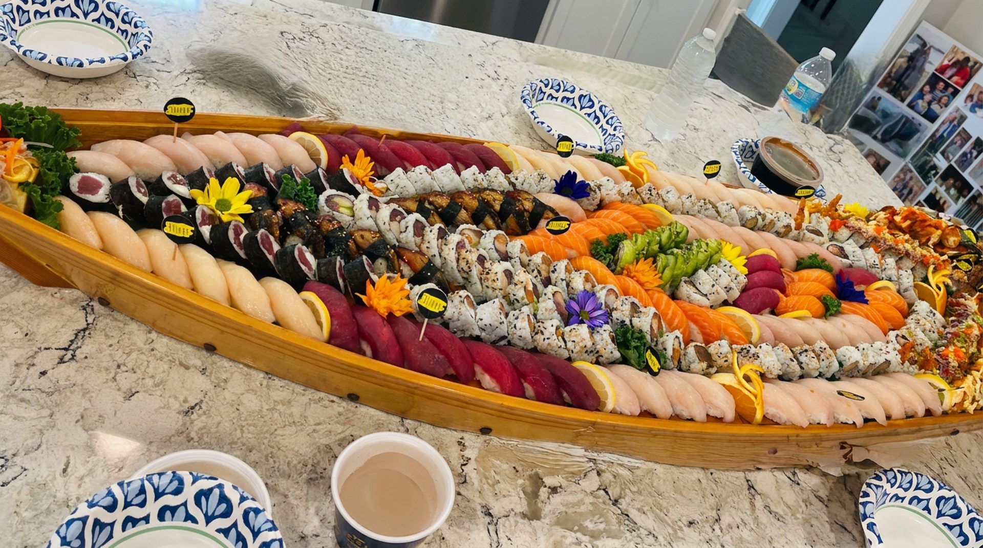 A room full of good food