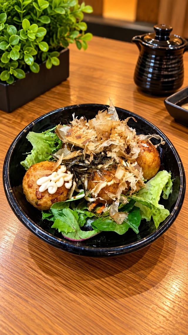 Takoyaki.