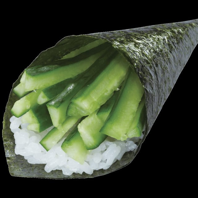 Cucumber Hand Roll.