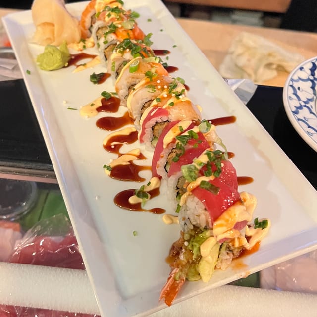 LA Rainbow Roll.