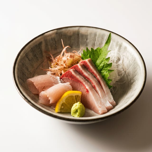 Hamachi Sashimi.